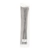South Main Hardware 20.5-in 304 Stainless Steel 200-lb. Silver, 100 Metal Cable Ties 222112